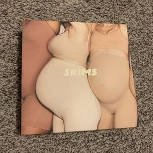 Skims Maternity High Waist Brief in color clay